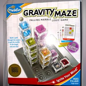 GRAVITY MAZE FALLING MARBLE LOGIC GAME NEW IN PACKAGING